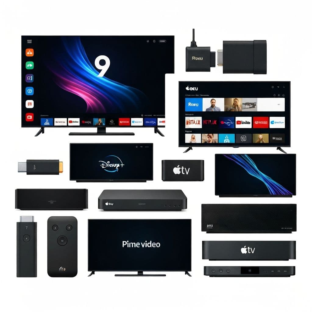 Best IPTV devices - Fire Stick Roku Android TV streaming hardware